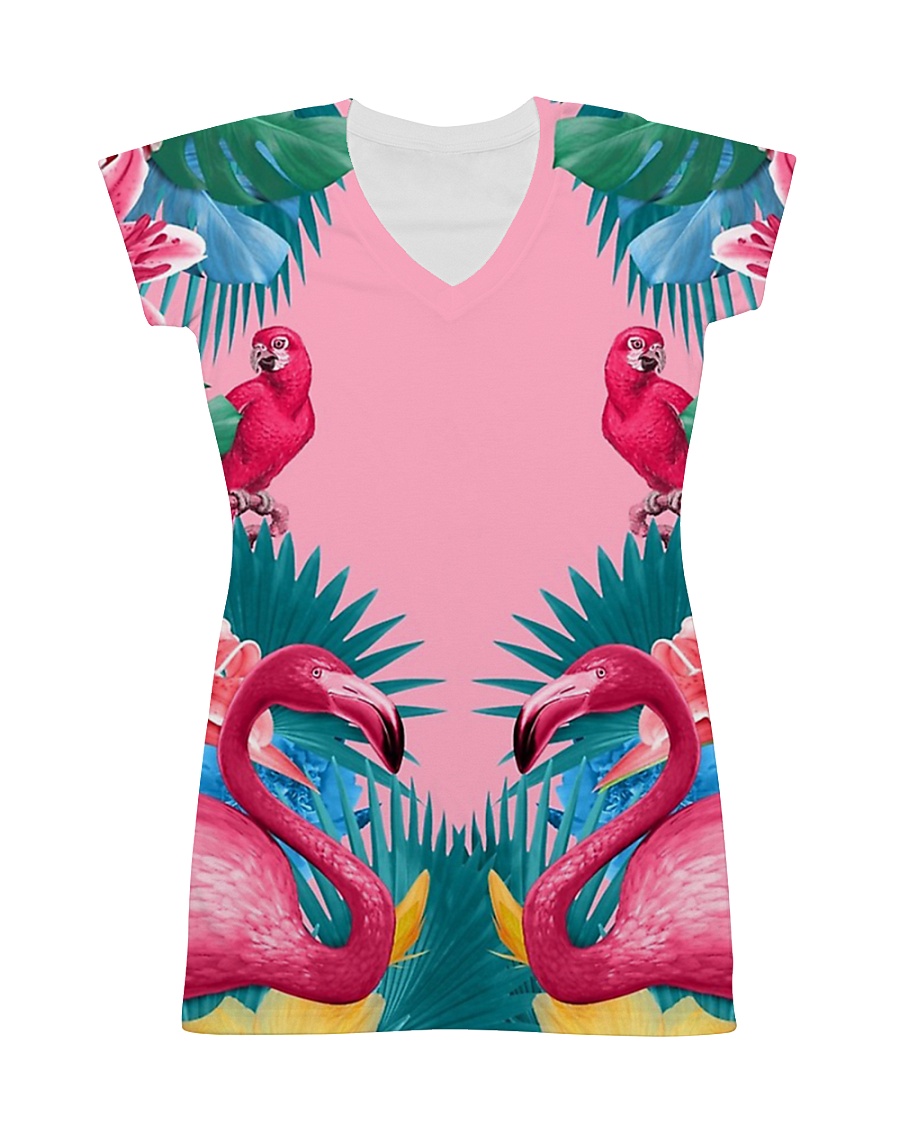Flamingos All-over Dress