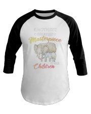 elephant A Mother Baseball Tee tile