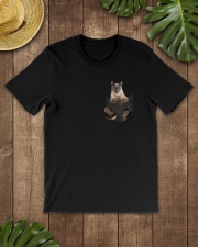 Cat in Pocket Classic T-Shirt lifestyle-mens-crewneck-front-18
