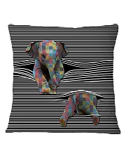Love Elephants Square Pillowcase tile