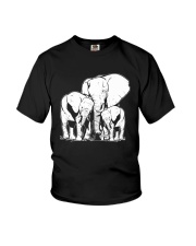 Safari Wildlife Elephant Youth T-Shirt tile