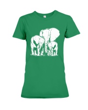 Safari Wildlife Elephant Premium Fit Ladies Tee tile