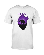 Heart Elephant Classic T-Shirt front
