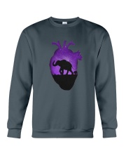 Heart Elephant Crewneck Sweatshirt tile