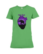 Heart Elephant Premium Fit Ladies Tee tile