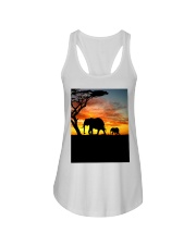 Love Elephants - Printfull Ladies Flowy Tank tile
