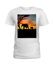 Love Elephants - Printfull Ladies T-Shirt tile