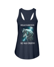Hello Darkness My Old Friend Ladies Flowy Tank tile