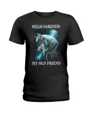 Hello Darkness My Old Friend Ladies T-Shirt tile