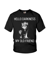 Hello Darkness My Old Friend Youth T-Shirt tile