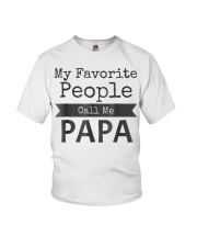 Grandfather My Favorite People Call Me Papa Youth T-Shirt tile
