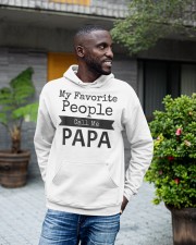 Grandfather My Favorite People Call Me Papa Hooded Sweatshirt apparel-hooded-sweatshirt-lifestyle-front-18