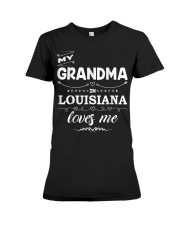 Grandmother My Grandma In Louisiana Loves Me Premium Fit Ladies Tee tile