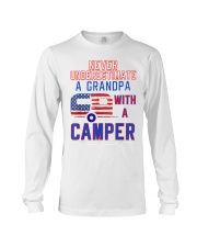 Grandfather Never Understimate A Grandpa Long Sleeve Tee tile