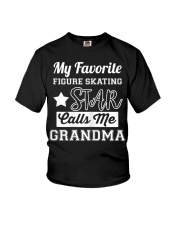Grandmother My Favourite Figure Skating Star Youth T-Shirt tile