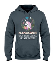Grandmother Nanacorn Like A Normal Grandma Hooded Sweatshirt front