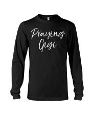 Grandmother Praying Gigi Prayer Cute Christian Long Sleeve Tee tile