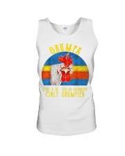 Grandfather Grumpier Chicken Unisex Tank tile