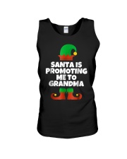 Grandmother Santa Is Promoting Me To Grandma Elf Unisex Tank tile
