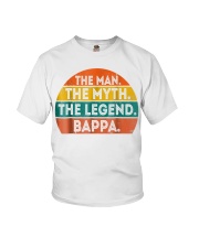 Grandfather Mens Bappa The Man The Myth Legend Youth T-Shirt tile