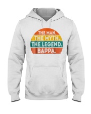 Grandfather Mens Bappa The Man The Myth Legend Hooded Sweatshirt front