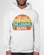 Grandfather Mens Bappa The Man The Myth Legend Hooded Sweatshirt garment-hooded-sweatshirt-front-03