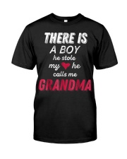 Grandmother There Is A Boy He Stole My Heart Classic T-Shirt tile