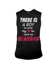 Grandmother There Is A Boy He Stole My Heart Sleeveless Tee tile
