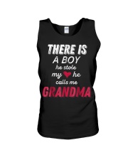 Grandmother There Is A Boy He Stole My Heart Unisex Tank tile