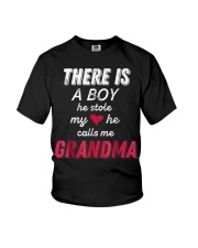 Grandmother There Is A Boy He Stole My Heart Youth T-Shirt tile
