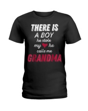 Grandmother There Is A Boy He Stole My Heart Ladies T-Shirt tile