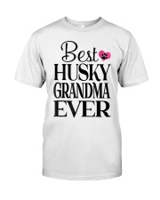 Grandmother Best Husky Grandma Ever Classic T-Shirt tile