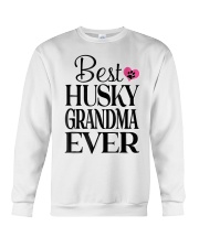 Grandmother Best Husky Grandma Ever Crewneck Sweatshirt tile
