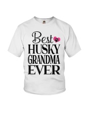Grandmother Best Husky Grandma Ever Youth T-Shirt tile