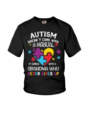 Tshirt Grandmother Autism Youth T-Shirt tile