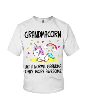 Grandmother Grandmacorn Lika A Normal Grandma Youth T-Shirt tile