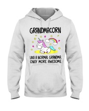Grandmother Grandmacorn Lika A Normal Grandma Hooded Sweatshirt tile