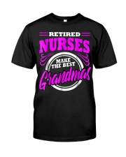 Grandmother Nurse Retirement Grandma Retired Classic T-Shirt tile