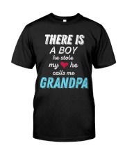 Grandfather There Is A Boy He Stole My Heart Classic T-Shirt tile
