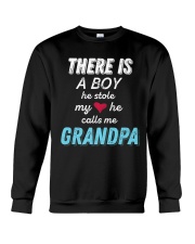 Grandfather There Is A Boy He Stole My Heart Crewneck Sweatshirt tile