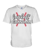 Tshirt Grandmother Baseball Grandma V-Neck T-Shirt tile