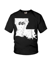 Grandmother Gigi Louisiana Youth T-Shirt tile