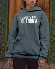 Grandmother I M Right I M Bubbe Yiddish Grandma Hooded Sweatshirt apparel-hooded-sweatshirt-lifestyle-front-03