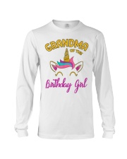 Grandmother Of The Unicorn Birthday Girl Long Sleeve Tee tile