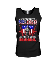 Grandmother My Favorite Soldier Calls Me Nana Unisex Tank tile
