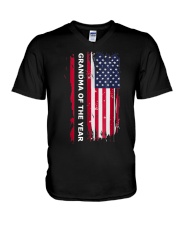 Tshirt Grandmother Of The Year V-Neck T-Shirt tile