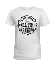 Grandfather Family I M A Full Time Grandpa Ladies T-Shirt tile