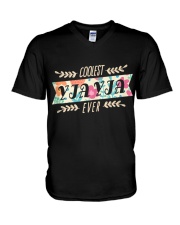 Grandmother Coolest Yia Yia Ever V-Neck T-Shirt tile