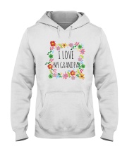 Grandfather I Love My Grandpa Hooded Sweatshirt front