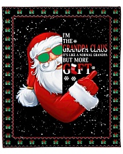 Grandfather Christmas I'm The Grandpa Claus Fleece Blanket - 50" x 60" front